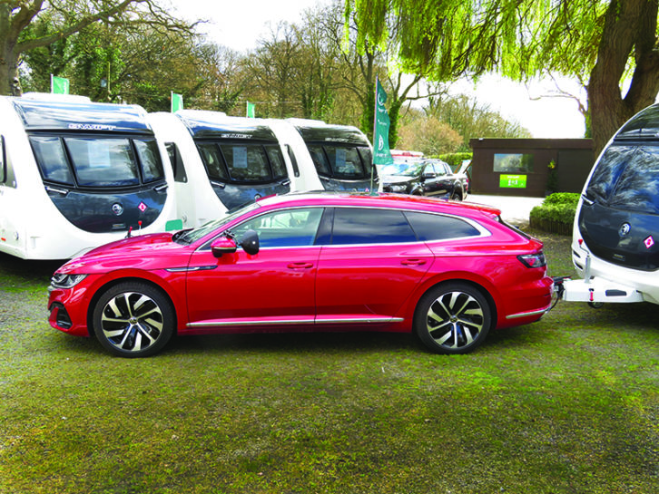 Plenty of headroom, even with the panoramic sunroof that comes as standard in R-Line spec