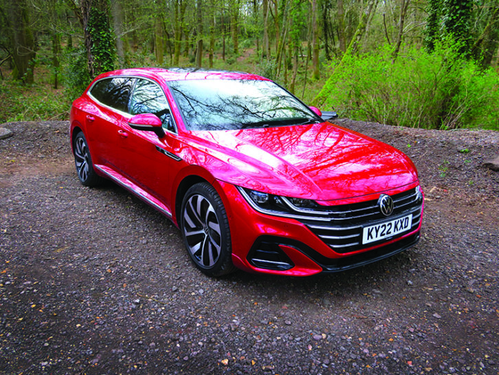 The Shooting Brake is a very fine tow car, extremely stable and happy to pull a sensibly matched caravan