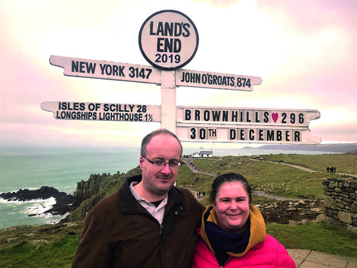 Sam and Rose at Land's End