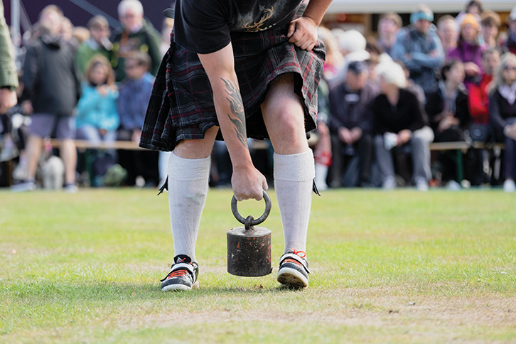 The Highland Games will be taking place at several venues