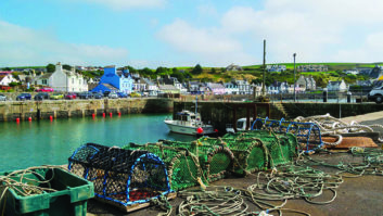 Portpatrick's traditional harbour