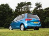 The rear of the Volkswagen Touran