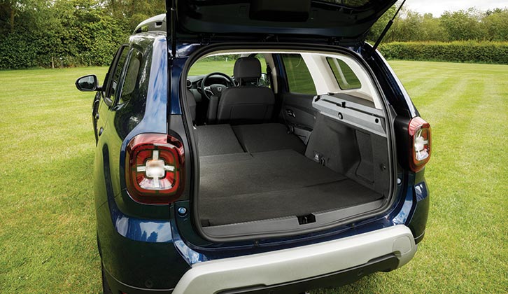 The boot of the Dacia Duster