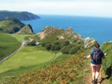 Descending to the Valley of Rocks