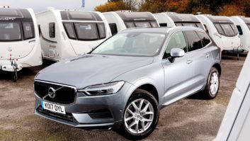The Volvo XC60 on a forecourt