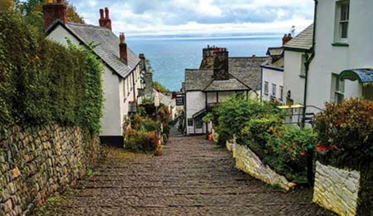 Cobbled streets in Clovelly