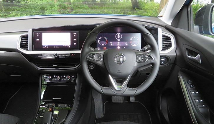 The cabin of the tow car