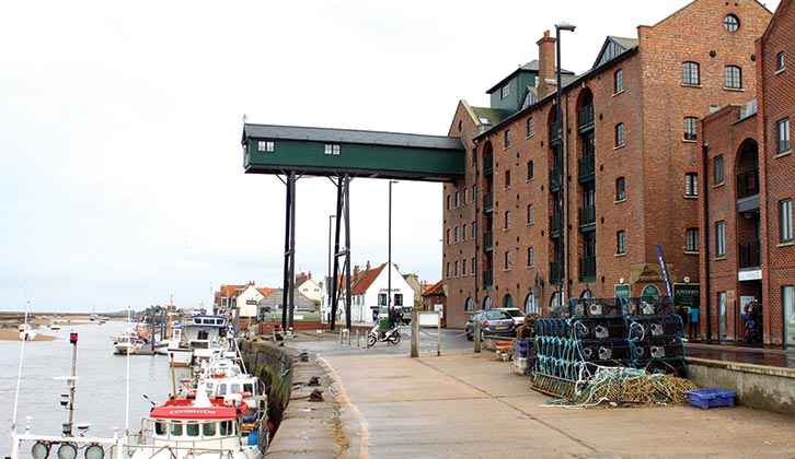 The imposing granary at Wells-next-the-Sea