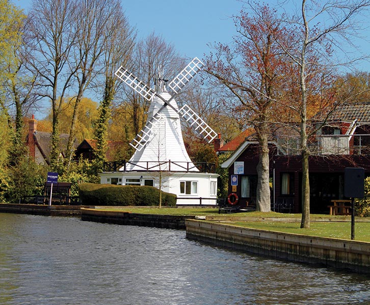 Windmills are another iconic sight in the area