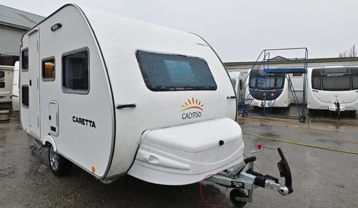 The Caretta Calypso 4 on a forecourt