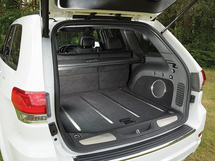 The boot of the Jeep Grand Cherokee