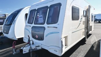 The Bailey Olympus 546 on a forecourt