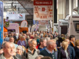 Visitors exploring Hall 11 of the NEC Show