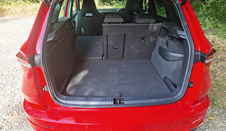 Boot space is generous, with 521 litres with the seats upright and 1630 litres once they are folded down