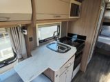 Plenty of work surface in the kitchen, especially if you make use of the extension flap