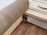 The alarm sensor is located in the lounge