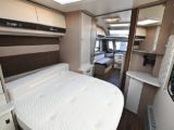 Bedroom is spacious and transverse fixed bed benefits from a supportive Duvalay mattress