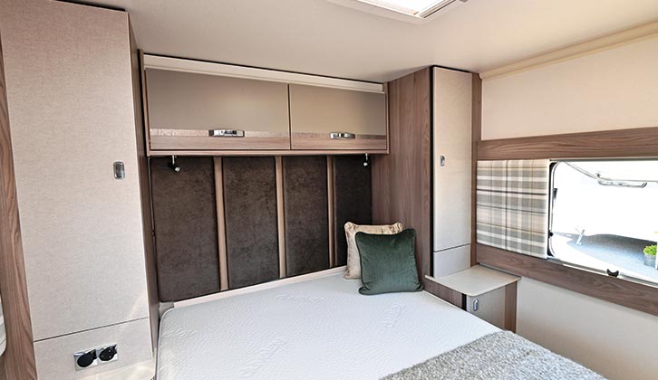 Bedroom in the Swift Grande Challenger 560L