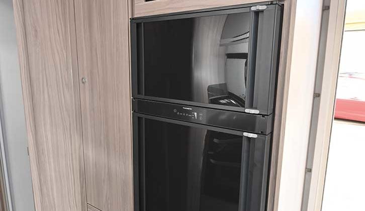 Dometic fridge and freezer, with microwave