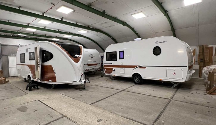 Three La Mancelle caravans