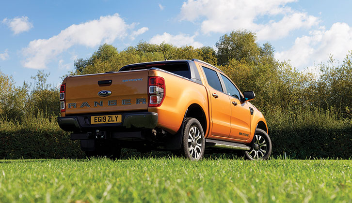 Ford Ranger from rear