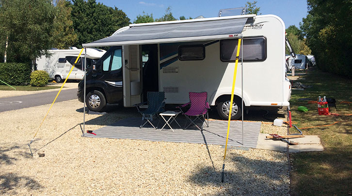 Motorhome awning