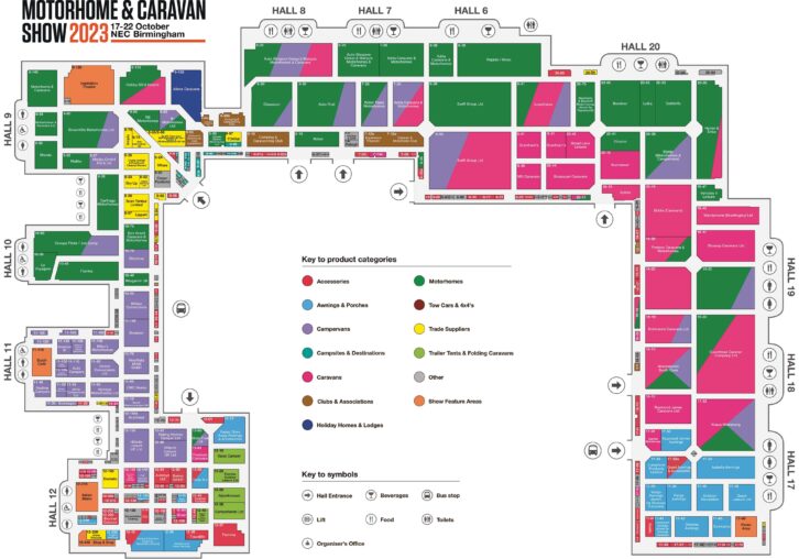 Map of NEC Show