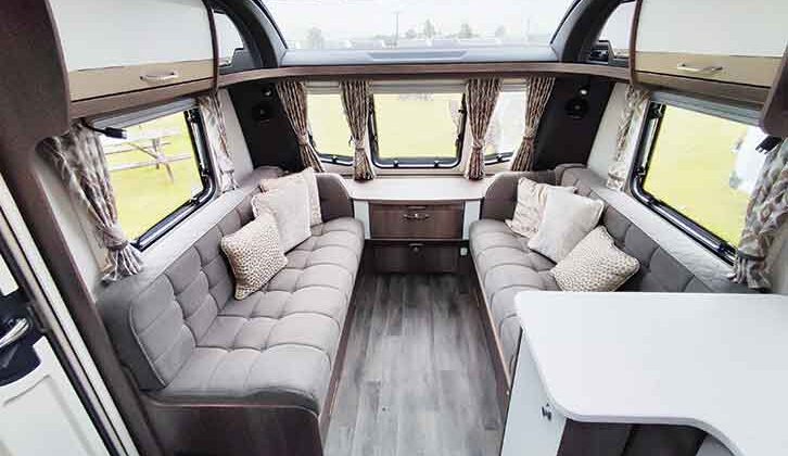 Lounge in Coachman Laser Xcel 850