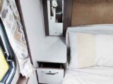 Bedside tables with drawers and mirror