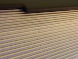 Creases in window blind