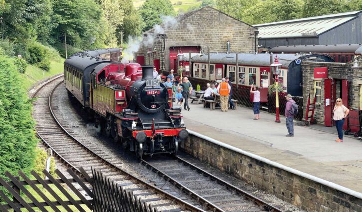 Heritage steam train