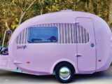 Lilac Barefoot caravan