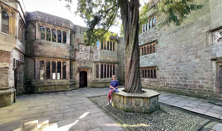 Skipton Castle courtyard
