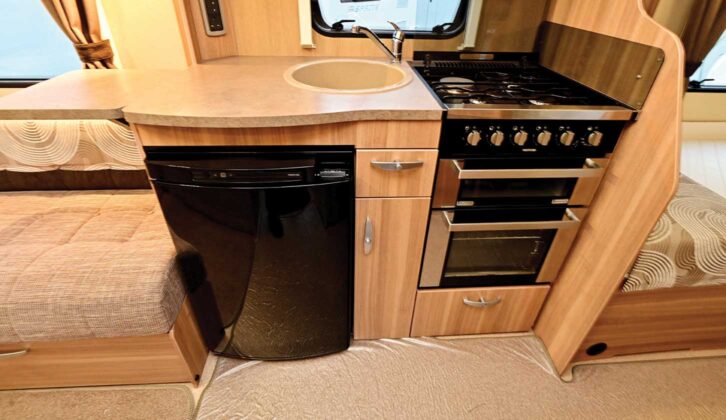 Side kitchen in the Sterling Eccles Sport