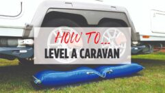 How to level a caravan