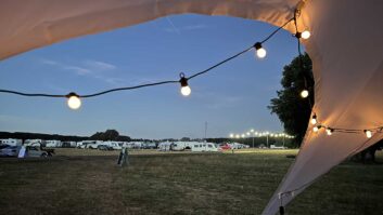 Holkham Hall pop-up campsite