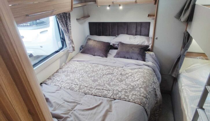 Double bed in Bailey Pegasus