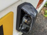 Number plate light lenses