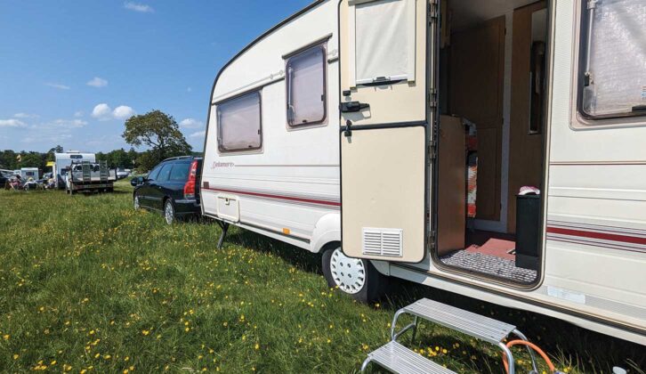 Pitched up at the festival