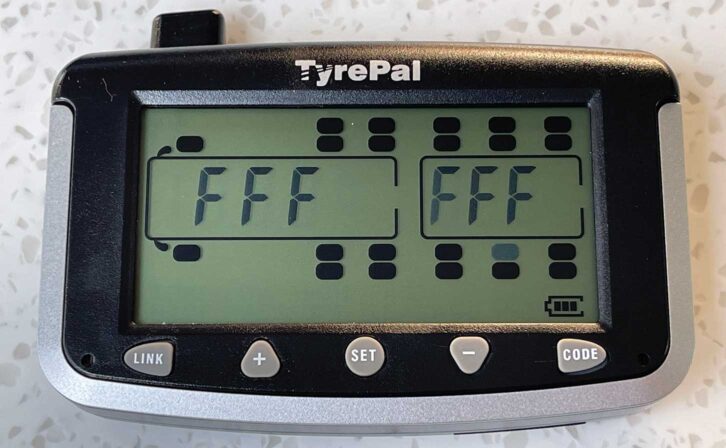 Selecting the tyre position