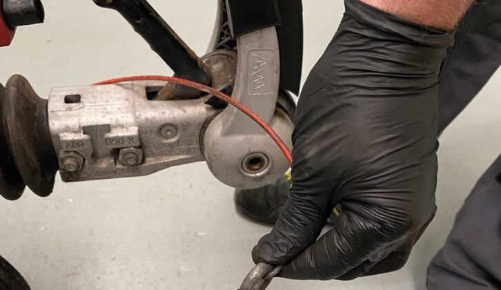 Checking breakaway cable condition
