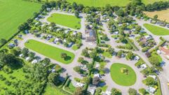 An aerial view of Old Oaks
