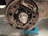 Inside drum brake