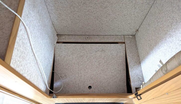 Wardrobe base glued back together