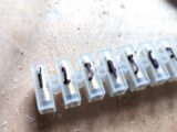 Labelled terminal block