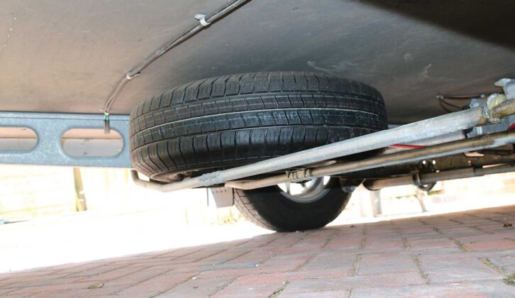 A spare tyre