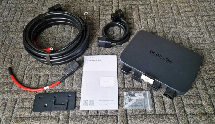 The kit that comes with the Ecoflow Alternator Charger