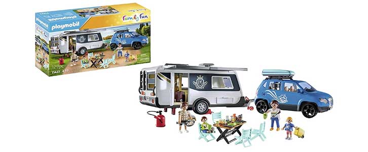 Playmobil Family Fun Caravan with Car