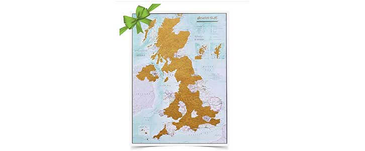 UK Map Poster