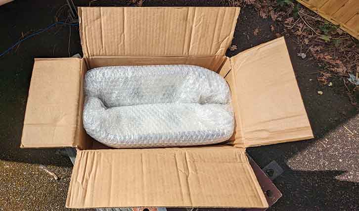 The new rear light in a box